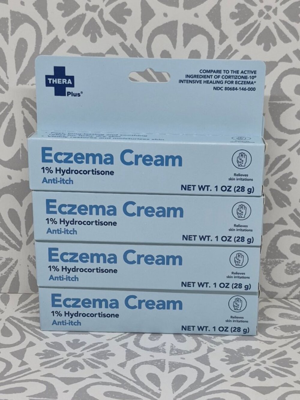 Thera Plus - Eczema Cream Soothing Relief & Intensive Healing 4 Boxes